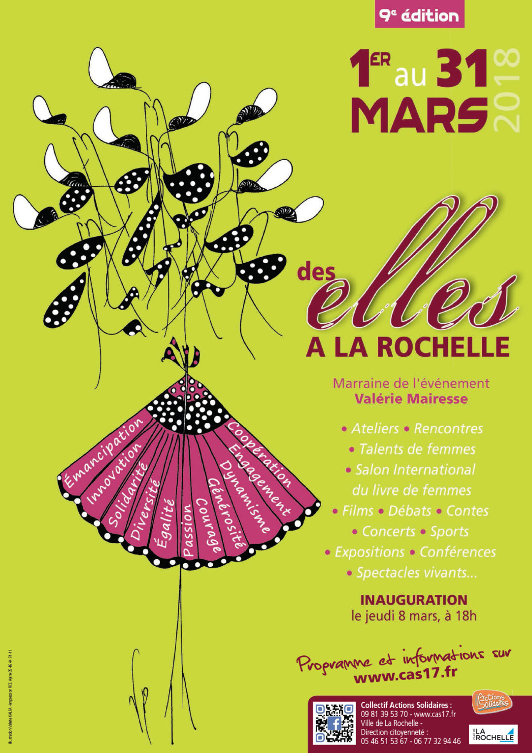 Affiche Des ELLES à La Rochelle 2018