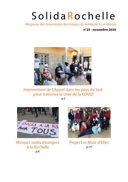Retrouvez l’actualité de la solidarité à la Rochelle dans le SolidaRochelle de novembre