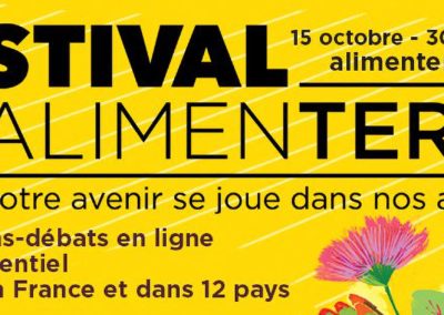 Lancement du Festival AlimenTERRE, 16e édition