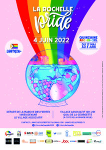 MARCHE DES FIERTÉS  - LA ROCHELLE  PRIDE 2022 Des événements du 17 mai au 4 juin @ La Rochelle | Nouvelle-Aquitaine | France