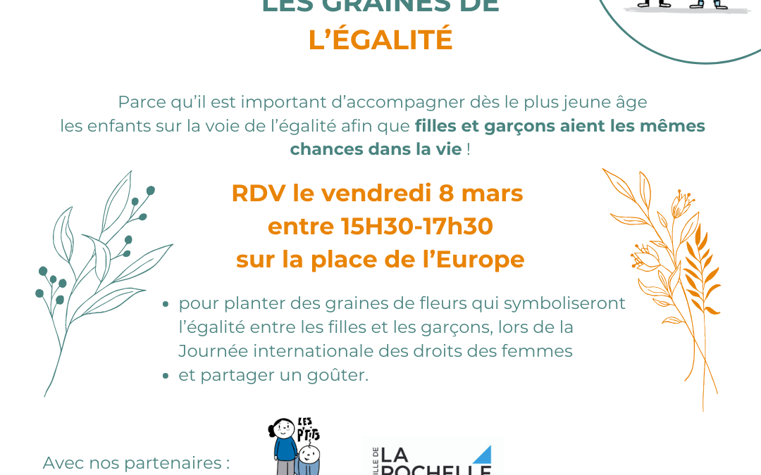 Semons ensemble les graines de l’égalité : projet pour la petite enfance