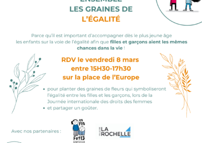Semons ensemble les graines de l’égalité : projet pour la petite enfance