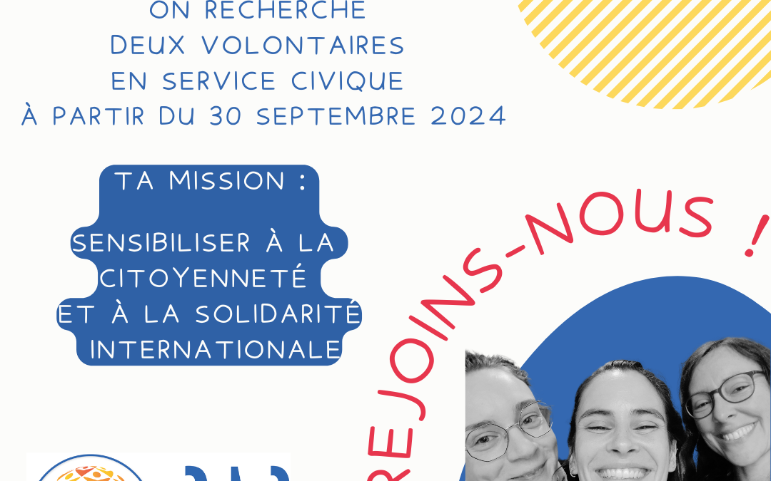 Le CAS est à la recherche de ses deux nouveaux volontaires en service civique