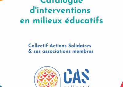 Le catalogue d’interventions en milieux éducatifs 2025-2026 est disponible