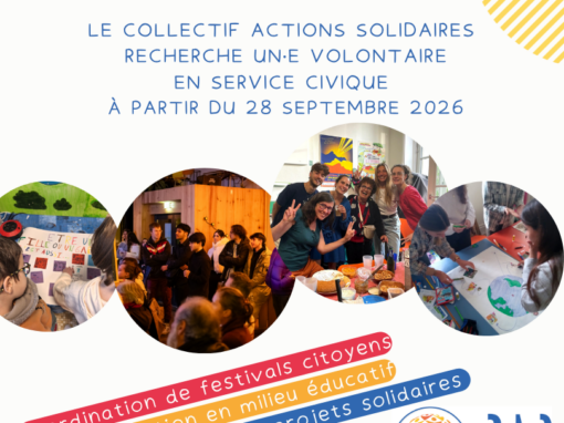 Le CAS recrute un.e volontaire en service civique !